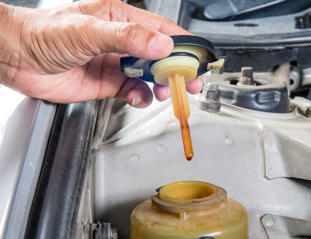 car leaking power steering fluid