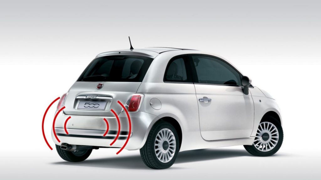 The Parking Sensor Update technology in a classic car