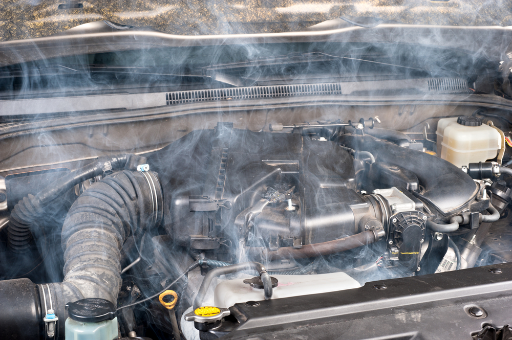 overheated car signs