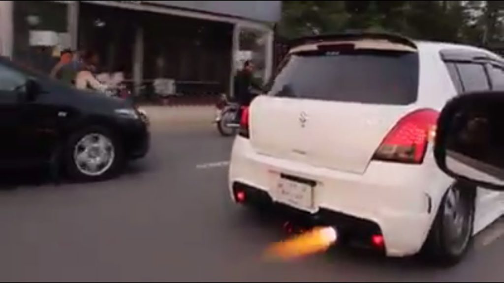 how to make your car spit fire