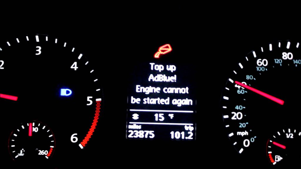 The AdBlue Warning Light What is AdBlue