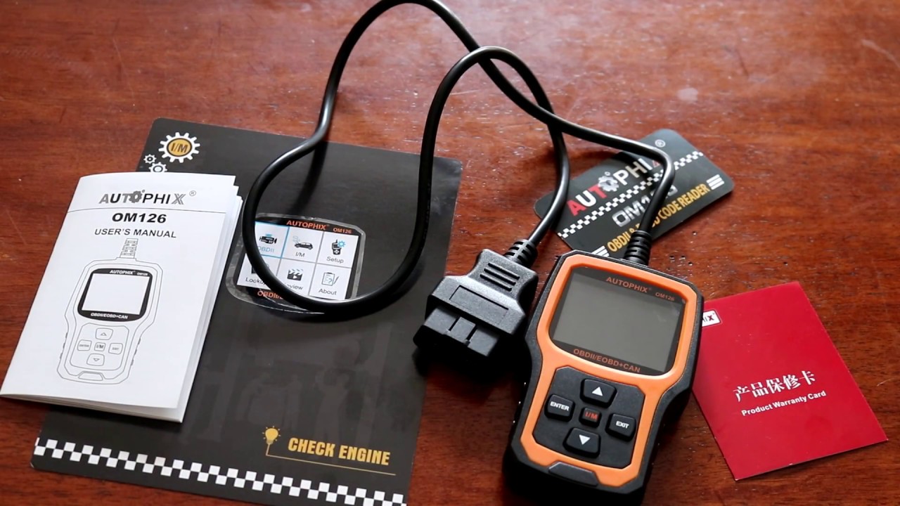 Autophix OM126 inexpensive obdii scanner
