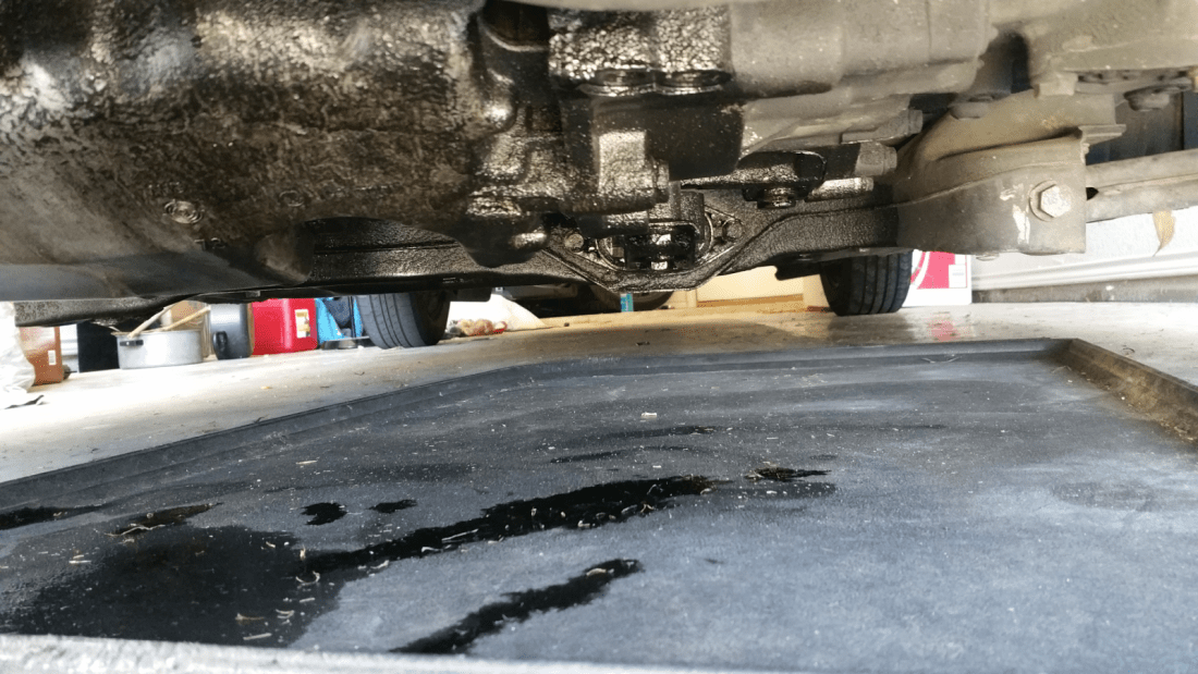 engine oil leak