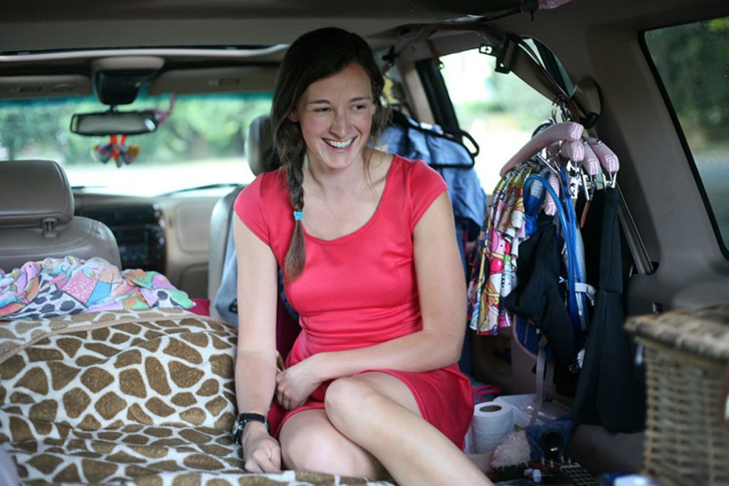how to live in a car