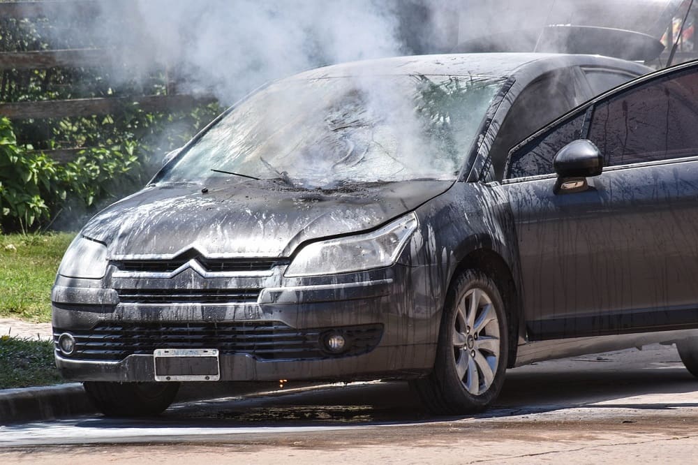 Excessive heat is the cause of smoking brakes smoking on one side