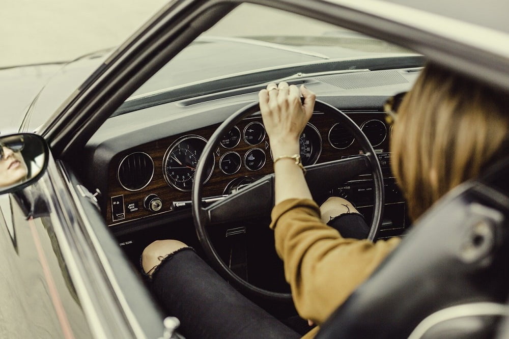 correct driving position posture