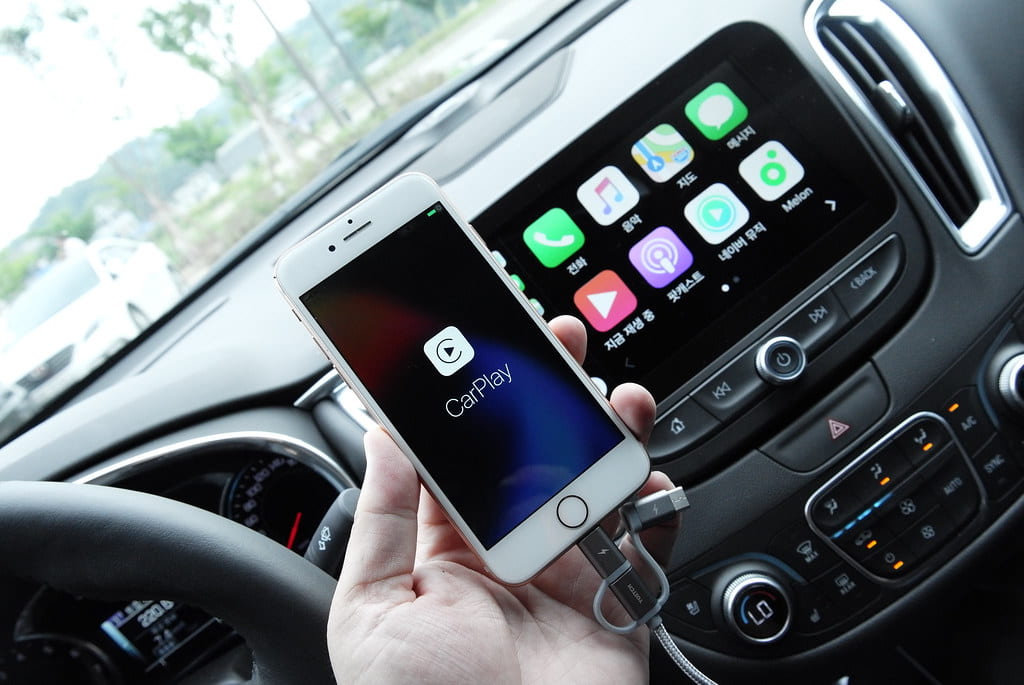You can customize the application from your phone. carplay