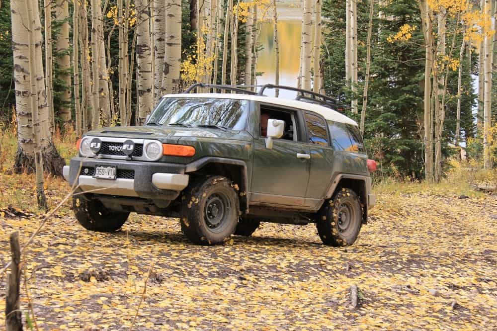 4WD vehicles have fixed positive camber. positive camber