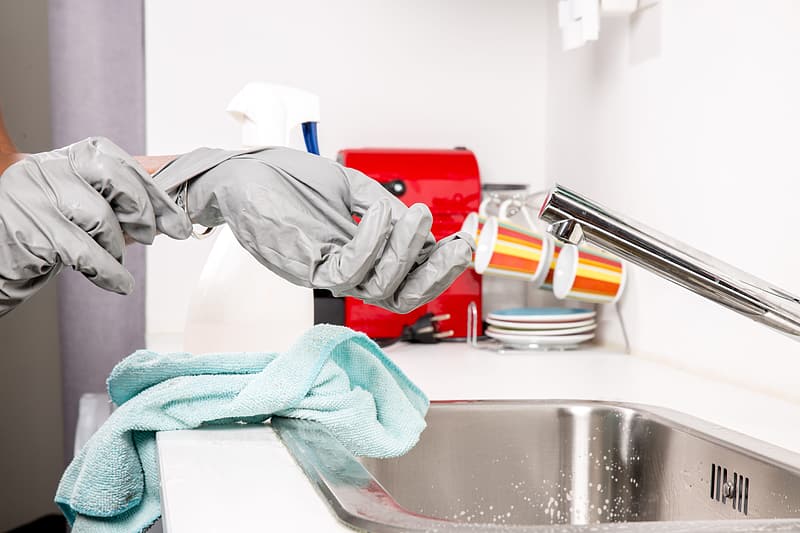 Wear safety equipment before starting cleaning. removing mold from car interior