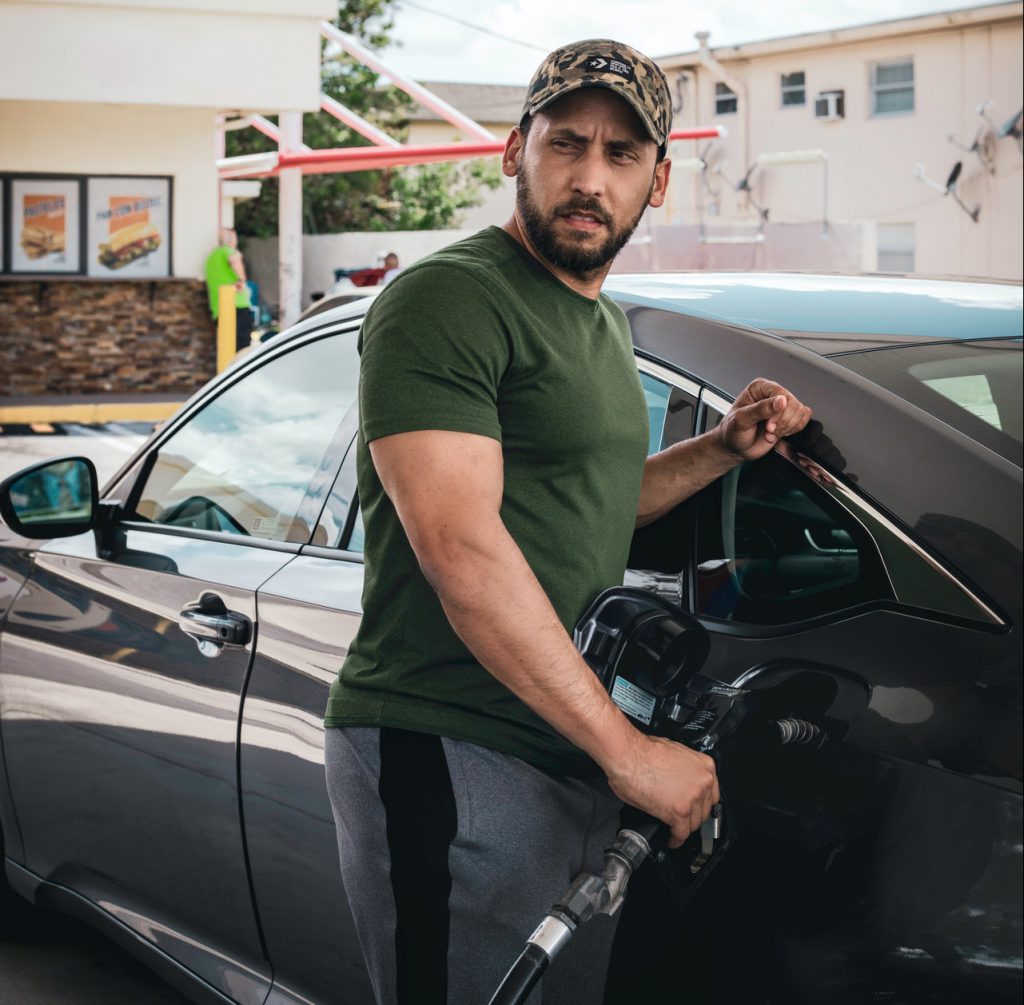 Fill gas car