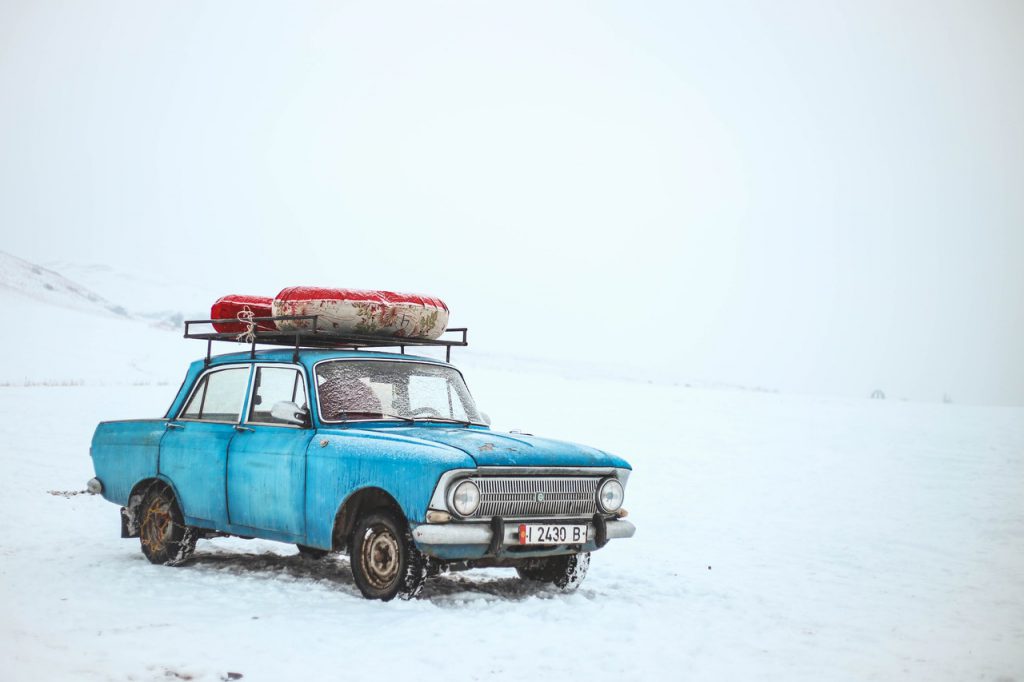 Car snow