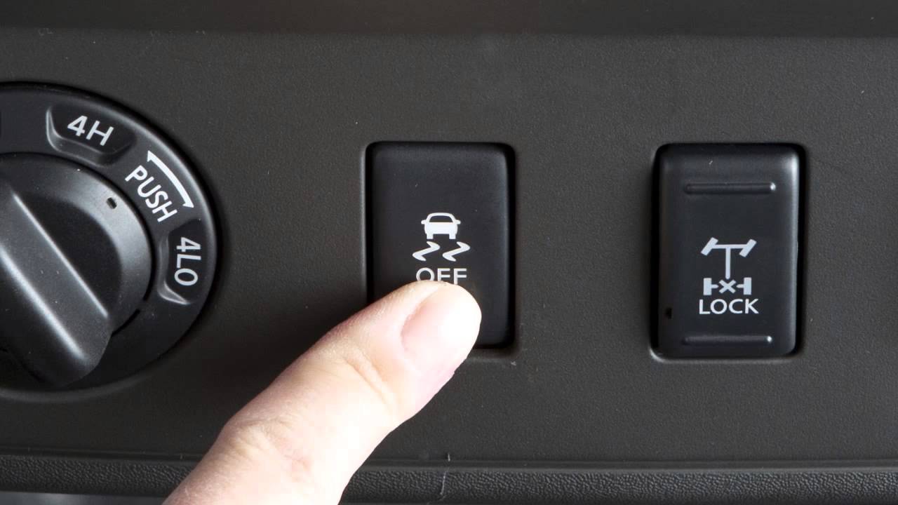 VDC Switch in a Nissan Car. nissan vdc
