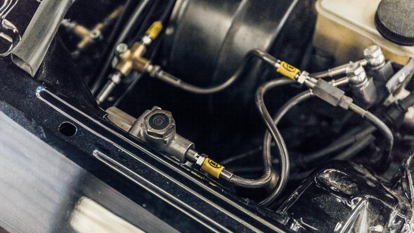 There could be holes in the brake lines. causes of soft brake pedal